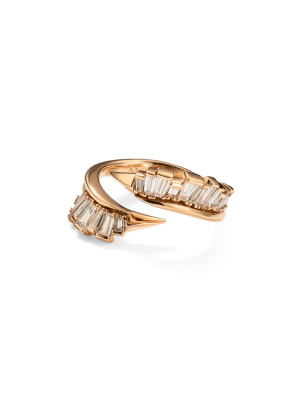 Open Coil Ruched Ring