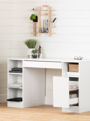 Crea Craft Table - Pure White - South Shore