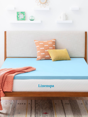 Essentials Fast Response 2" Gel Memory Foam Mattress Topper - Linenspa