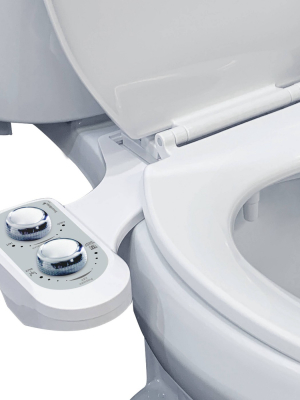 Sb-410 Non-electric Bidet Attachment With Single Nozzle And Hot/cold Water White - Smartbidet