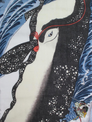 Double Gauze, Tenugui, Giant Whale By Kuniyoshi