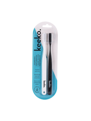 Nano Silver & Charcoal Toothbrush Set