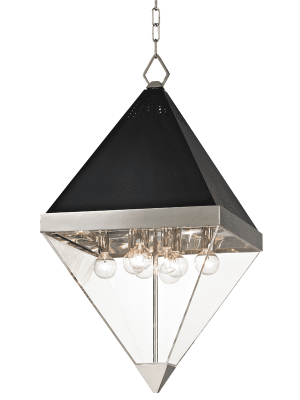 Coltrane 8 Light Pendant Polished Nickel