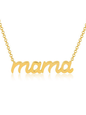 Ef Collection Script Diamond Mama Necklace