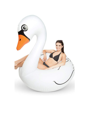 Big Mouth Giant White Swan Pool Float Bmpf-0011