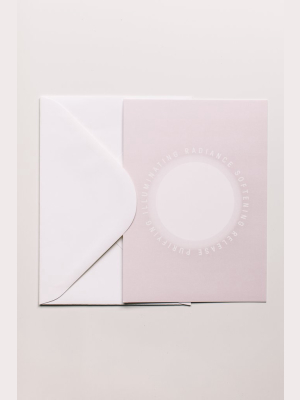 White Ray Notecard