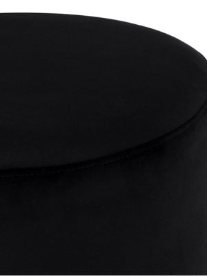 Nuevo Robin Ottoman - Black