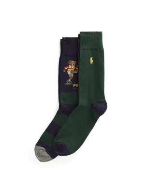 Kicker Polo Bear & Polo Pony Sock 2-pack