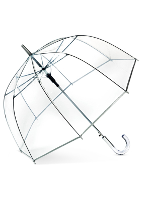 Shedrain Clear Bubble Umbrella - Silver