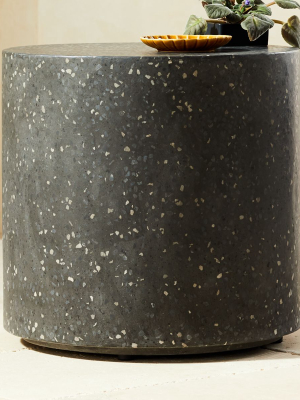 Terrazzo Black Side Table