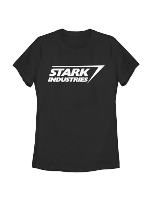 Women's Marvel Stark Industries Iron Man Logo T-shirt