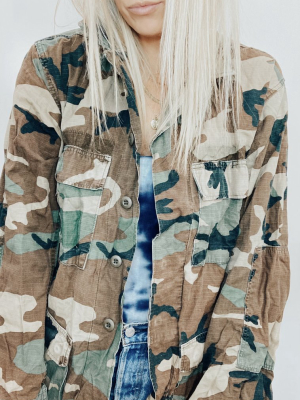 Pch Vintage Camo Blank Jacket