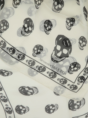 Alexander Mcqueen Skull Scarf