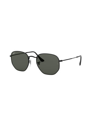 Ray-ban Rb3548n 002/58 Unisex Irregular Lifestyle Sunglasses Black