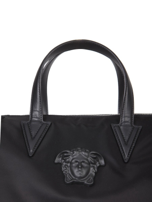 Versace Medusa Plaque Tote Bag