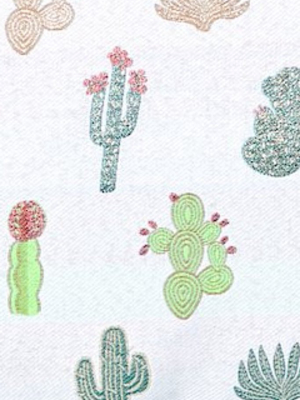 Jacquard Cactus Rectangle