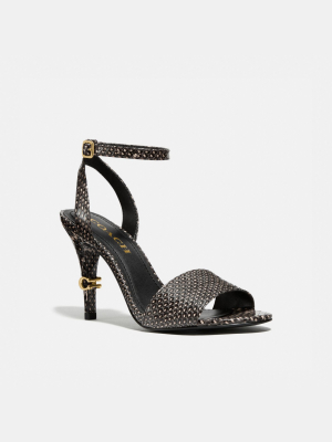 Regina Sandal In Snakeskin