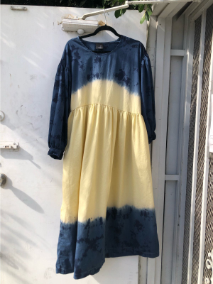 Jayme Dress In Drip Dye