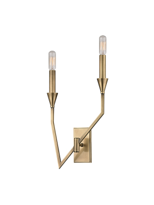 Archie 2 Light Right Wall Sconce