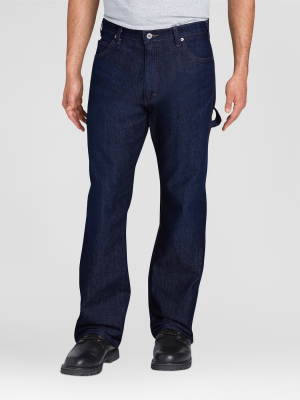 Dickies Men's Flex Relaxed Fit Straight Leg 5-pocket Carpenter Tough Max™ Denim Jeans