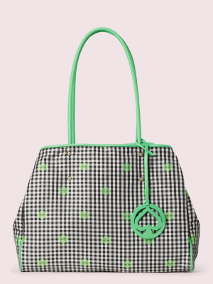 Everything Gingham Large Tote