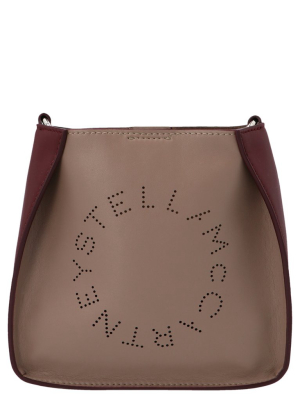 Stella Mccartney Logo Perforated Shoulder Bag