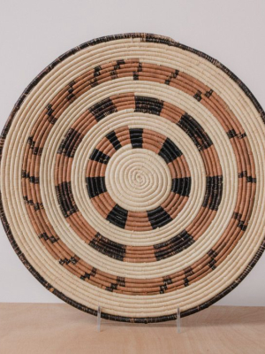 Ugandan Raffia Plate Iv