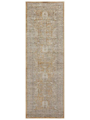 Chris Loves Julia X Loloi Rosemarie Rug - Gold/sand