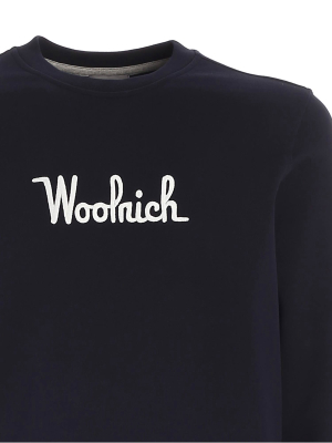 Woolrich Logo Embroidered Sweatshirt