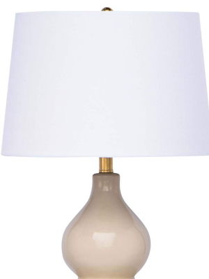 Madison Ceramic Table Lamp (ivory)