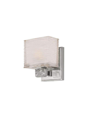 Hartsdale 1 Light Bath Bracket Satin Nickel