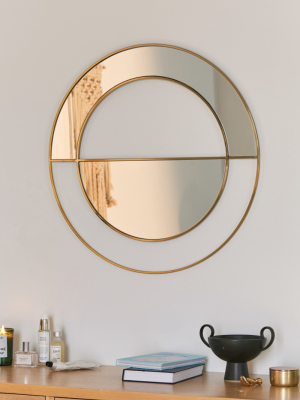 Tessa Mod Semicircle Wall Mirror