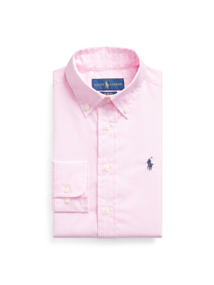 Slim Fit Gingham Dress Shirt