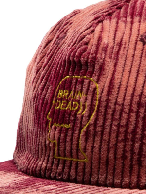 Bleached Cord Logo Head Hat