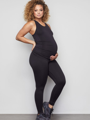 The Good Mama Seamless Legging | Black001