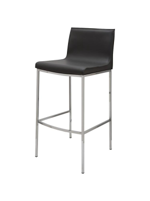 Nuevo Colter Bar Stool - Dark Grey