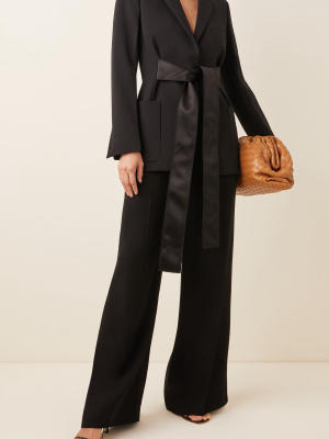 Satin-trimmed Cady Tuxedo Jacket