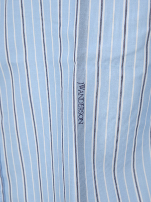 Jw Anderson Logo Striped Shirt