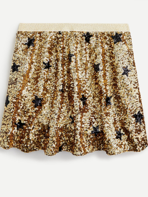 Girls' Sequin Star Skirt