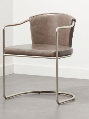 Cleo Grey Cantilever Chair