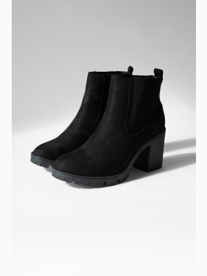 Byron Black Suede Boots