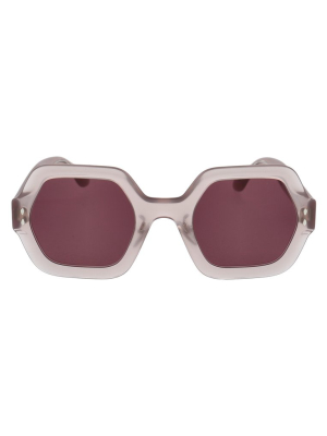 Isabel Marant Hexagonal Frame Sunglasses