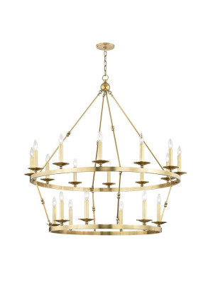 Aged Brass Allendale Chandelier