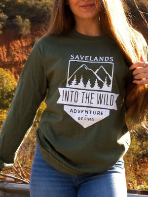 Into The Wild Badge Long Sleeve