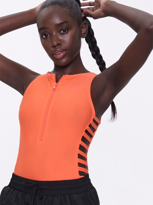 Active Caged Sleeveless Bodysuit