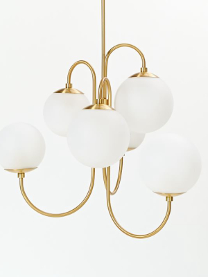 Pelle Gooseneck Chandelier