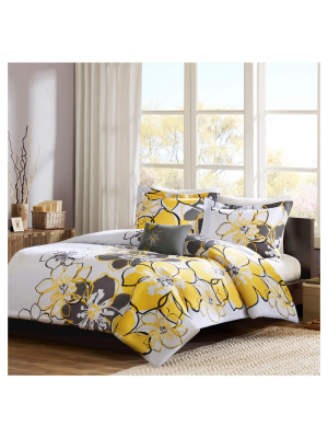 Kelly Floral Multiple Piece Duvet Cover Set