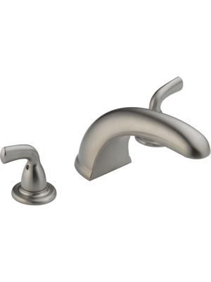 Delta Faucet Bt2710 Delta Bt2710 Foundations Deck Mounted Roman Tub Filler Trim