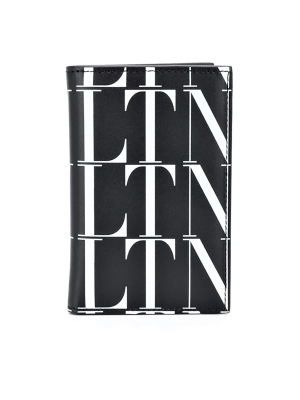 Valentino Vltn Times Bifold Wallet