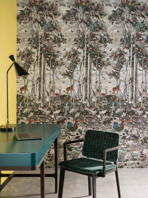 Animal Glade Wall Mural In Multi From The Folium Collection By Osborne & Little